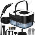 Tolife Steam Cleaner, 2500W High Pressure Handheld Steamer with 6-Speed Touch Screen & 1250ml Water Tank, Chemical Free High Temp Sanitizing Cleaning Machine for Kitchen, Bathroom, Tile, Car Detailing