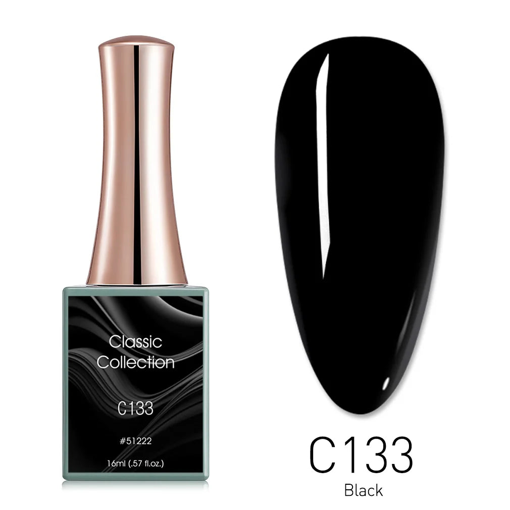 CANNI 16ml Nail Art Salon Professional Use Long-lasting High Glossy  Black Pink White Red Color Nail Gel Polish Enamel Lacquer