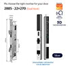 Ip66 Tuya Security Glass Sliding Door Lock Electronic Fingerprint Face Recognition Smart Door Lock Digital Lock for Slide Door