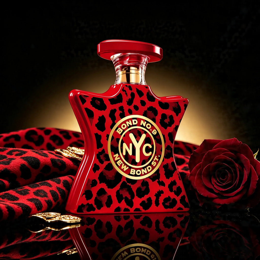 Bond No. 9 New York New Bond St. Eau de Parfum Spray for Unisex – Warm Oriental Vanilla & Amber Woods Scent, Sweet Chestnut, Tonka Bean & Musk, Long-Lasting Luxury Fragrance, Perfect Gift, 3.4 fl oz / 100 ml