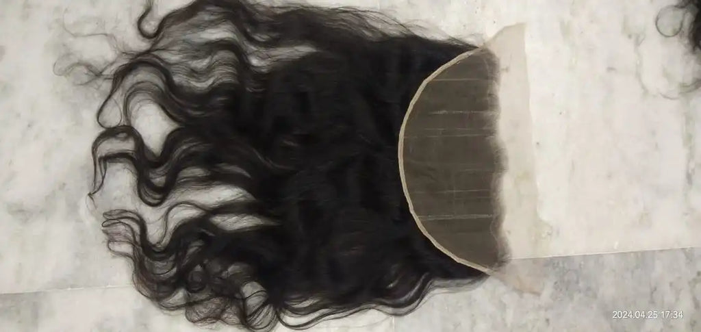 Indian Temple wefted Raw hair extensions curly Wavy Straight lace closure deep wave bundles with 13x6 13x4 HD Lace closures 5X5