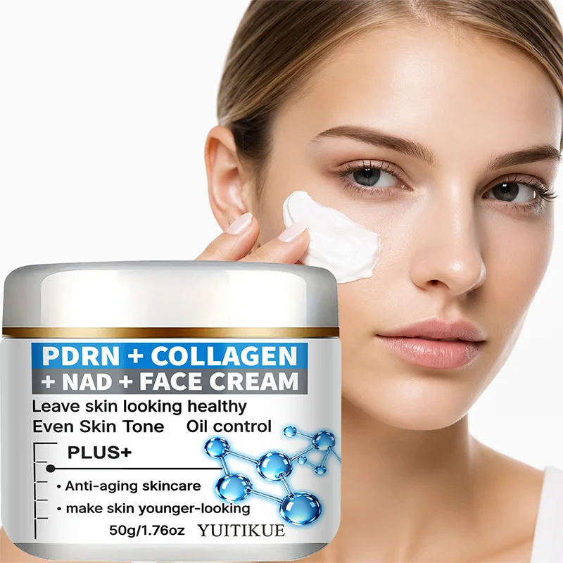 YUITIKUE 50g PDRN Collagen NAD Cream - Even Skin Tone Oil Care Moisturizing Face Skin Care