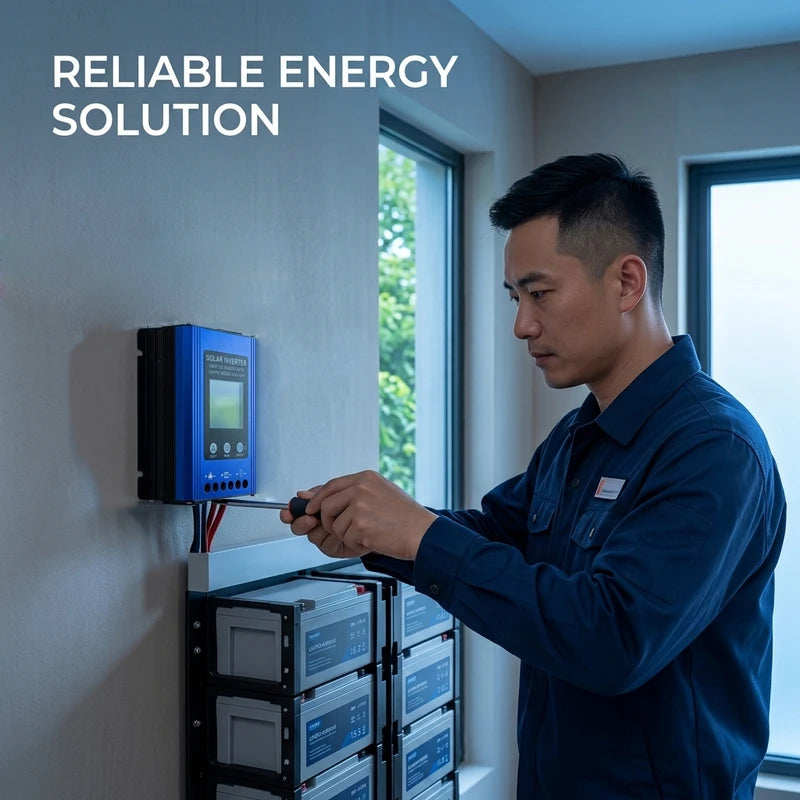 PWM Solar Controller and Inverter Integrated Unit. 200W Home Off-Grid Photovoltaic Inverter with Corrected Sine Wave Output.