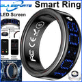 2026 Muslims Smart Ring LED Display Screen, Zikr Tasbih Counter Ring, Incoming Call Reminder, Health Monitoring Ring, IP68 Waterproof, Fitness Tracker Ring for Men Women USA Fast Shipping