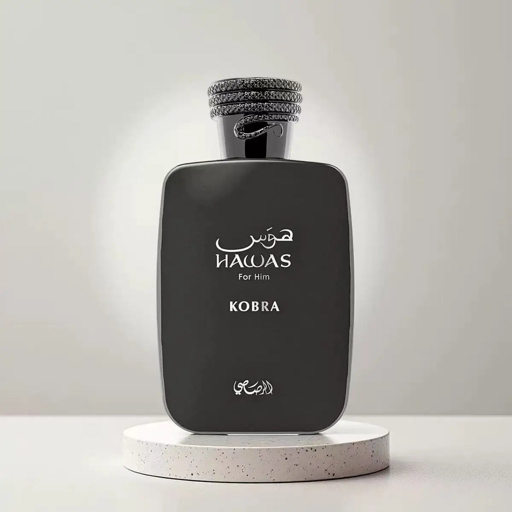 Hawas For Him Kobra Eau de Parfum 100ml 3.38fl.oz Men Woody Spicy Long Lasting Fragrance