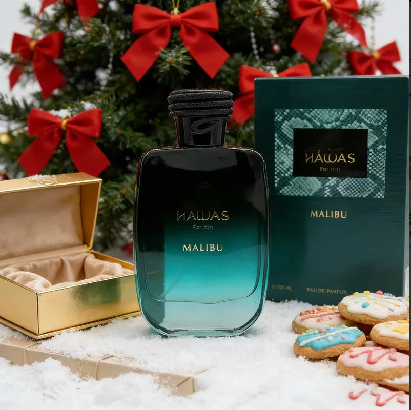 Hawas- Malibu For Him is a refreshing citrus aquatic fragrance with strange fragrance. The men's perfume is 3.4oz100ml, lasting and suitable for any venue