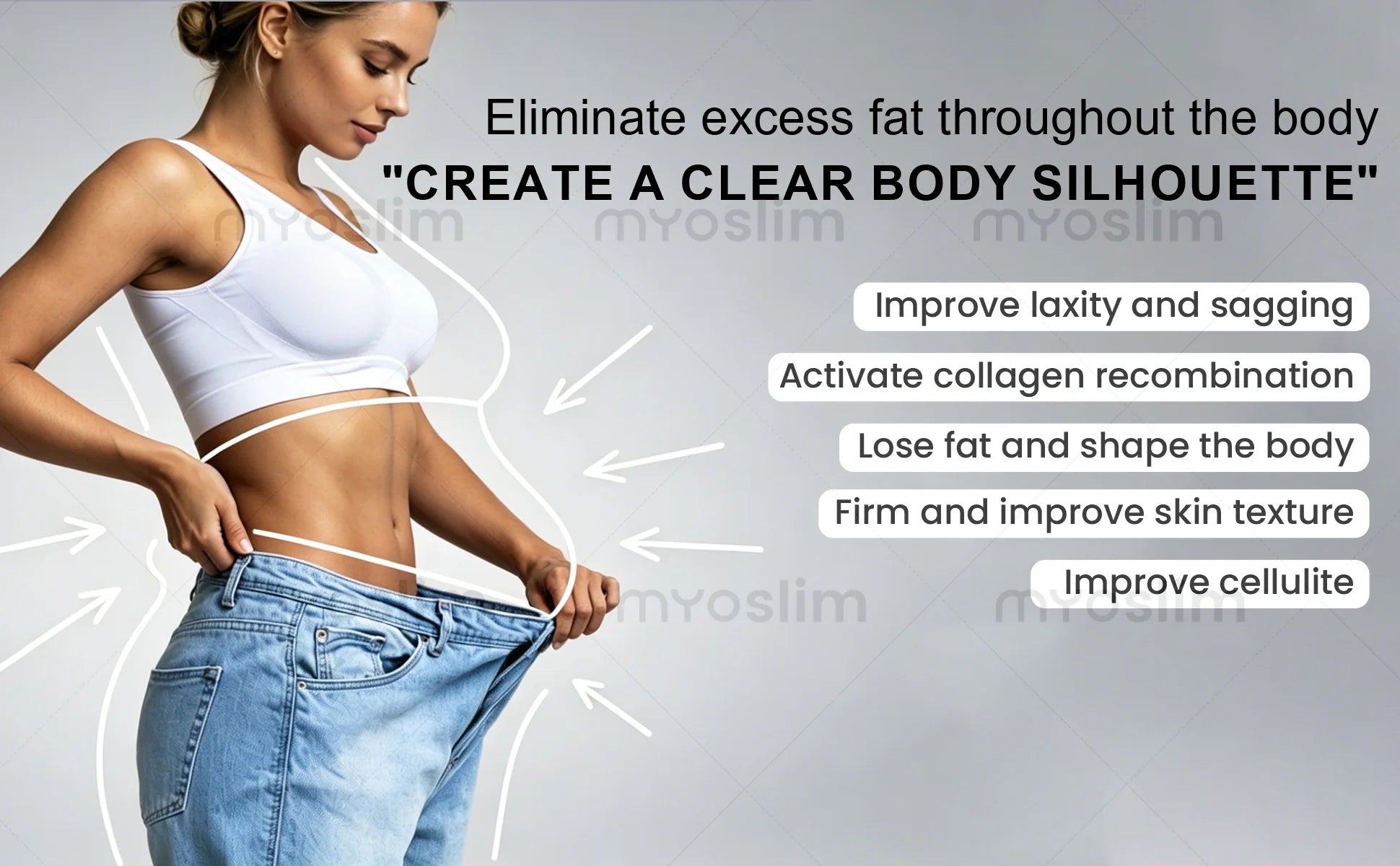 Professional Non Invasive Cold Wave Shaping EMS RF Fat Reduction Equipment for Body Contour Slimming