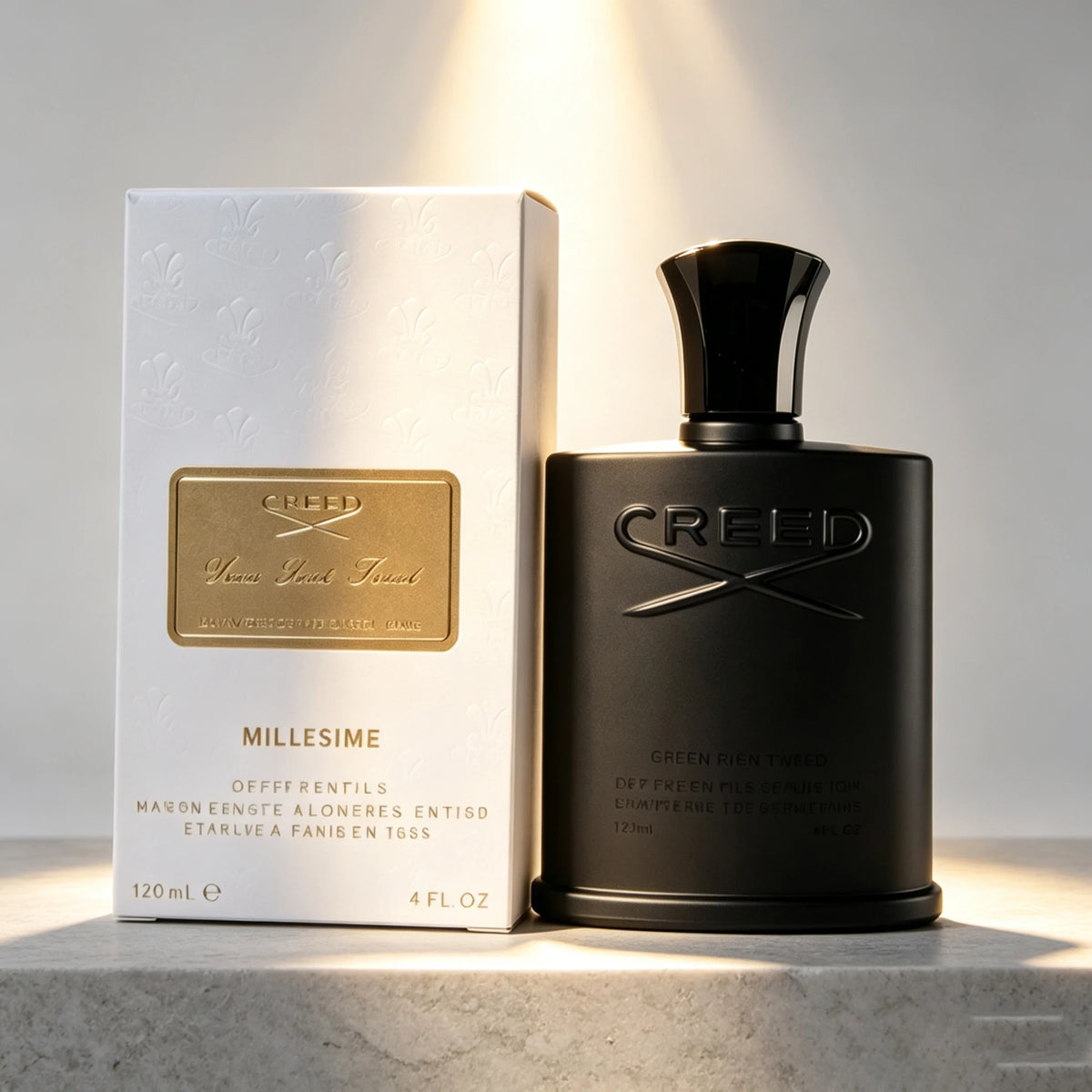 Creed New Black Bottle Perfume Spray, Fresh Wood Fragrance, Men's Lasting Fragrance Gift 120ml
