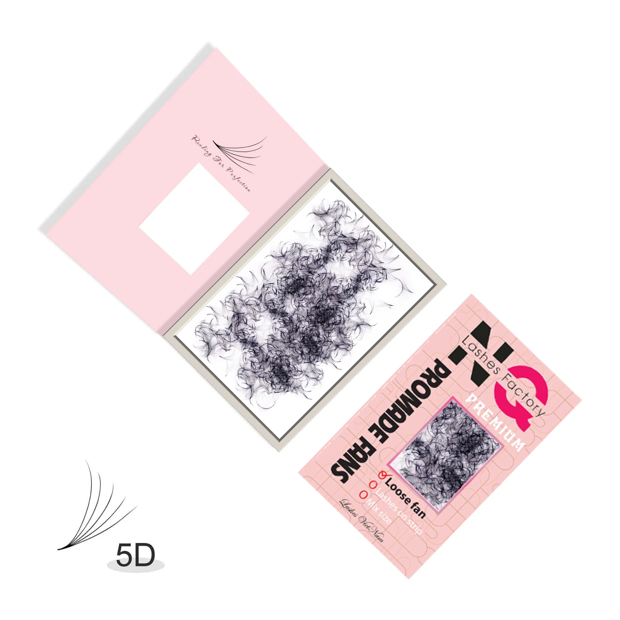 Semi-Handmade Natural Soft Synthetic Eyelash Extensions Premium Product Category