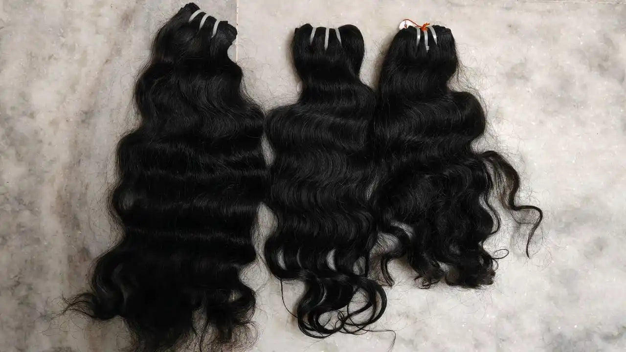 Soft Unprocessed Human Hair Natural Wave Raw full head Hair Vendor 12A Silky Straight & Wavy Virgin Original Human Hair Bundles