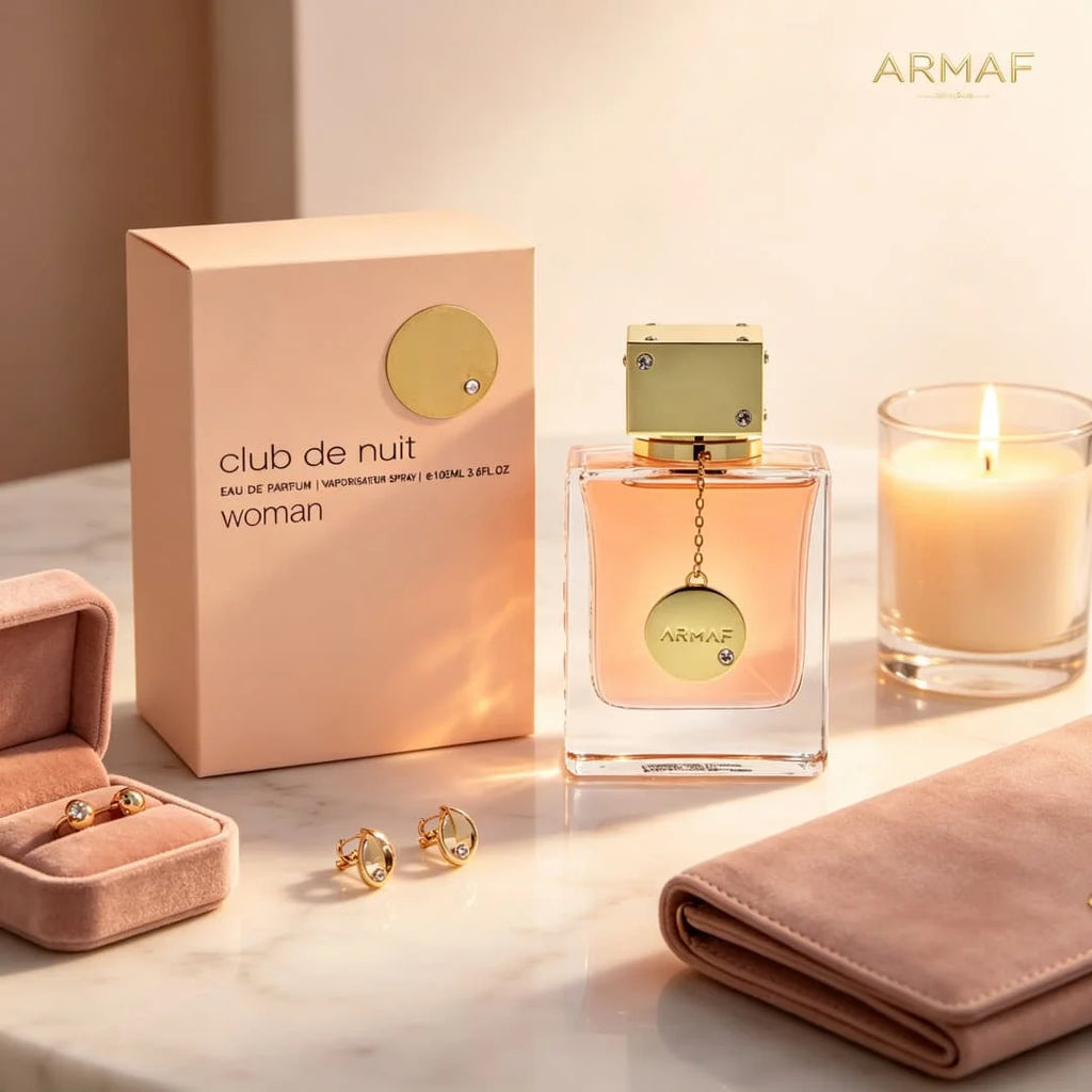 Armaf Club De Nuit Woman Eau De Parfum (3.6 oz / 105 ml) — a Rich, Floral-Fruity-Oriental Fragrance Exuding a Mature, Alluring, and Atmospheric Vibe; the Perfect Scent for an Urban Woman's Evening Date.