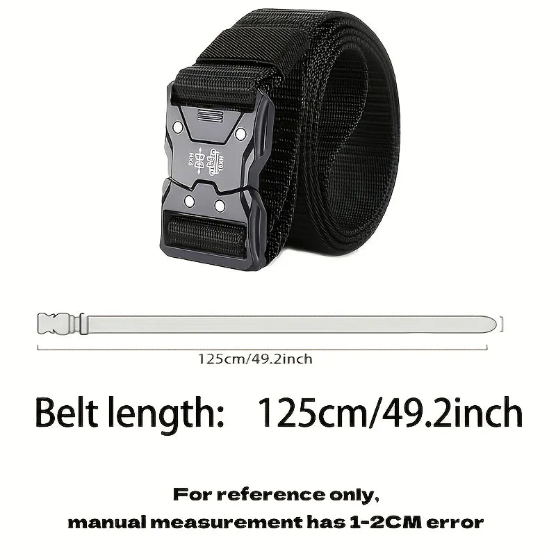 3pc Quick release tactical belts adjustable for outdoor use durable and thick multifunctional men belt Casual golf belts for men