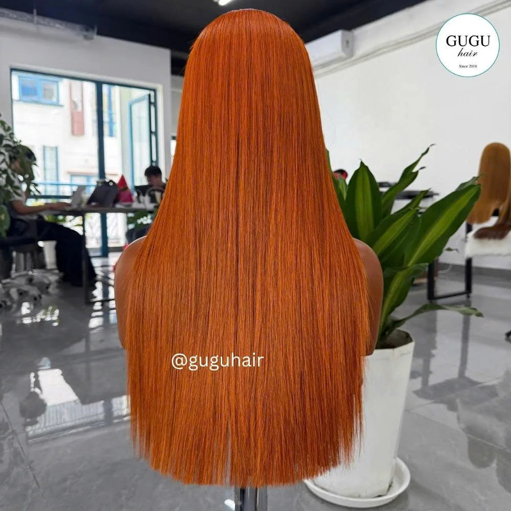 Super Double Drawn Raw Vietnamese Hair Vendor Transparent Closure Wigs Lace Bone Straight Virgin Human Hair Wig Density 250