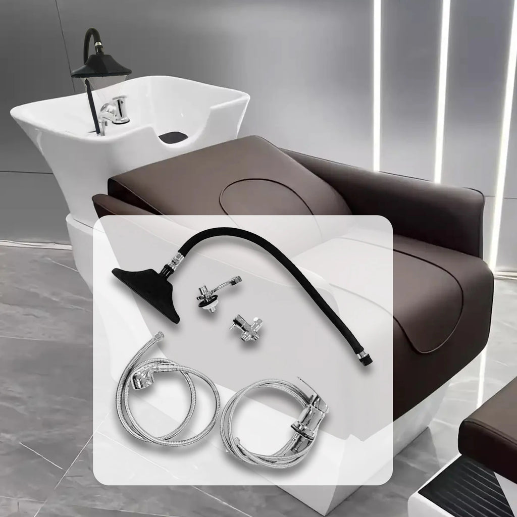 Shampoo Sink Shower Head Hair Spa Waterfall Shower Water Circulation Head Equipment for Shampoo Sink for Women Beauty Salon