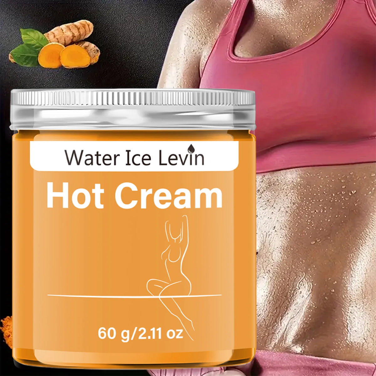 Full Body Fitness Massage Cream with Hot Compress Feature for Tightening Abdominal Muscles