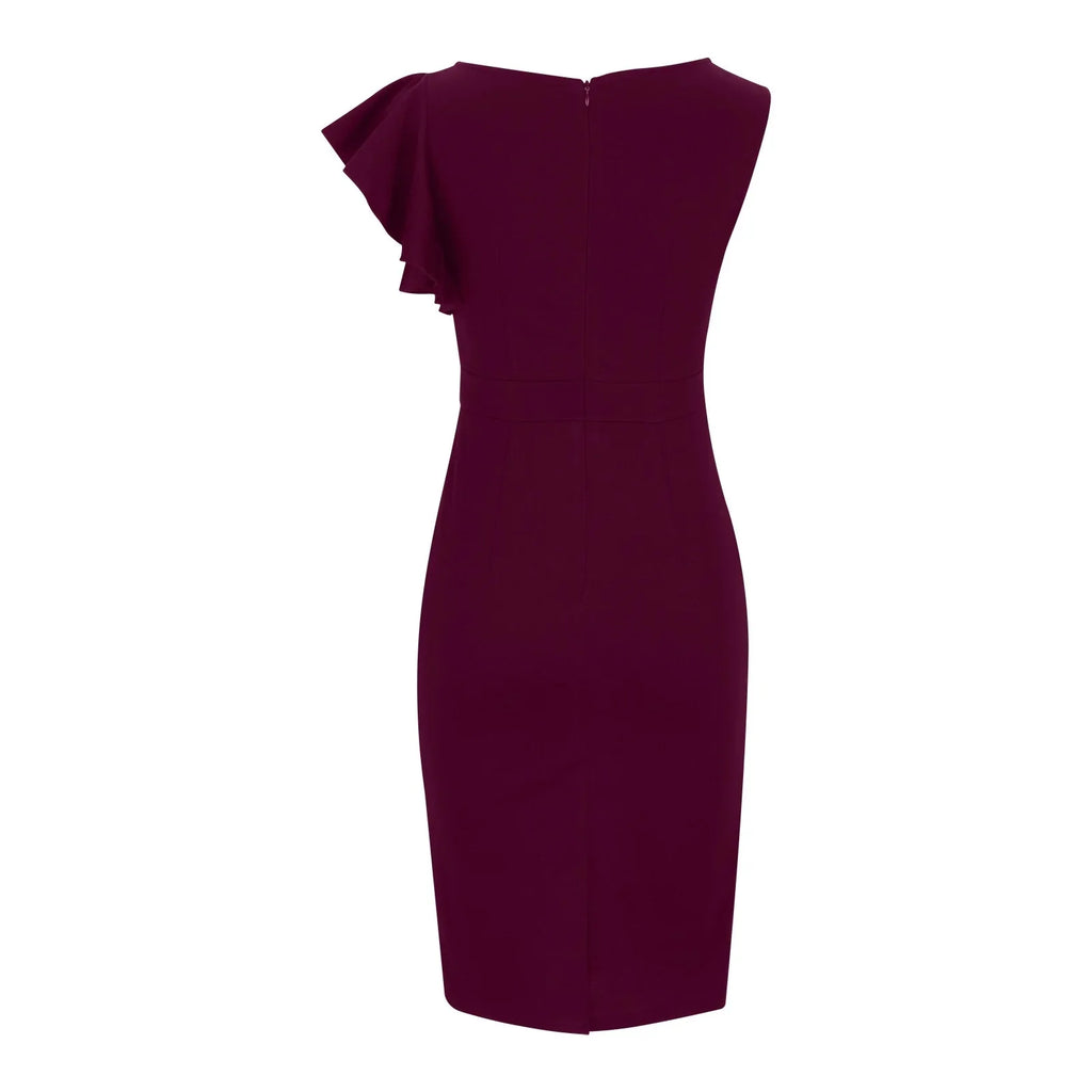 2025 New Women Knee Length Elegant Official Work Female Fashion Formal Ladies Office Wears Career Women Career Dresses