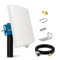 WiFi Antenna Outdoor Long Range,Directional,Dual Band WiFi Pane 2.4GHz 5.8GHz 5GHz,15dBi,for WiFi Router,AP,3meter Cable,RP-SMA