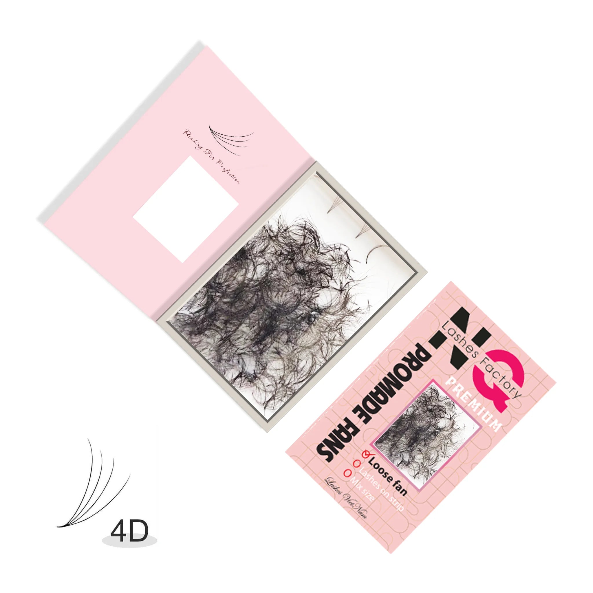 Semi-Handmade Natural Soft Synthetic Eyelash Extensions Premium Product Category