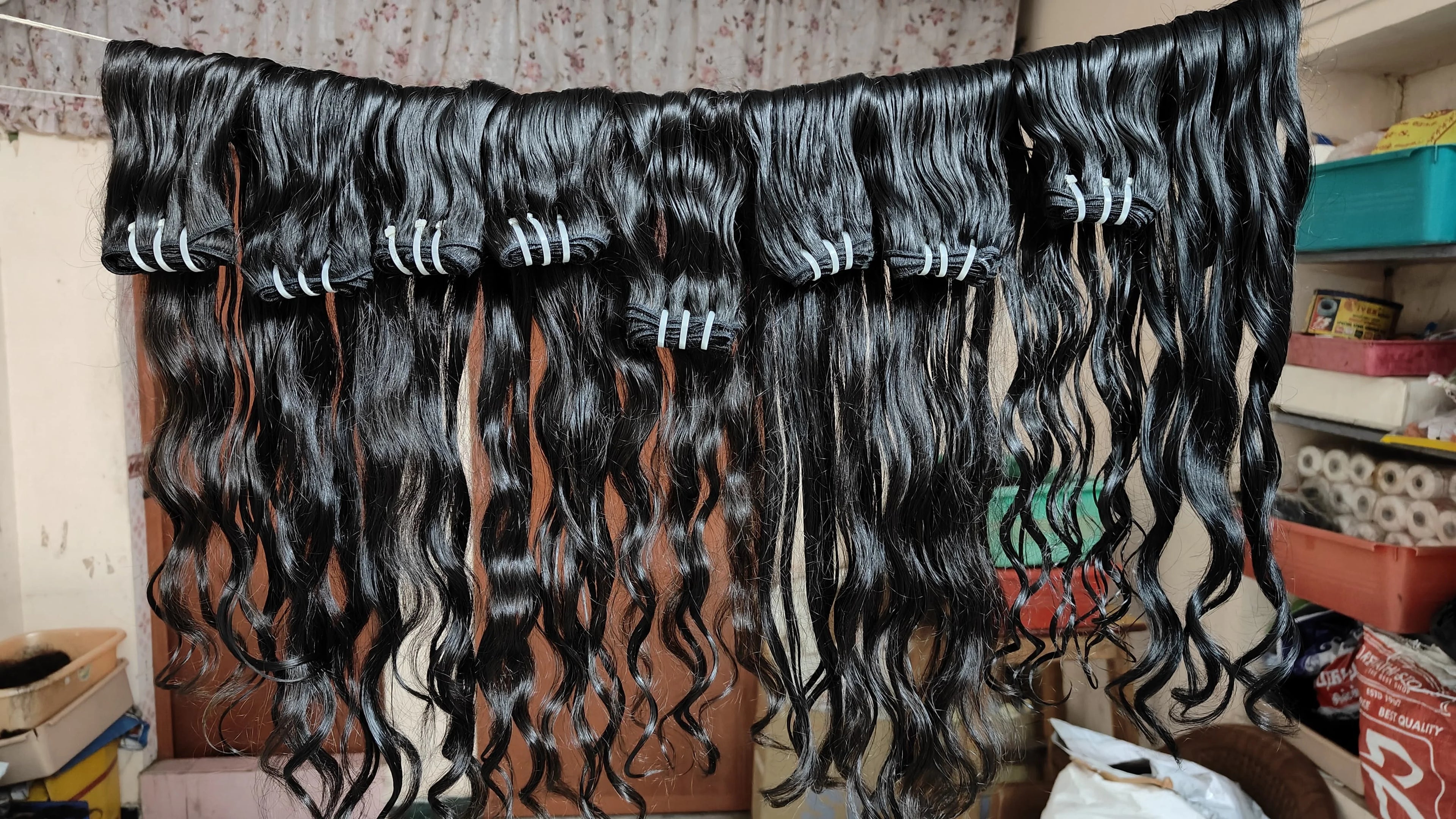 Natural Indian Raw Unprocessed Soft and Silky Remy Single Drawn Temple Raw Indian Virgin Human Hair,raw Indian double Weft Hair