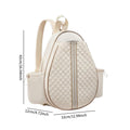 Tennis Bag Large Capacity Premium Tennis Crossbody Backpack Waterproof Lightweight Tennis Accessories for Men Women Training
