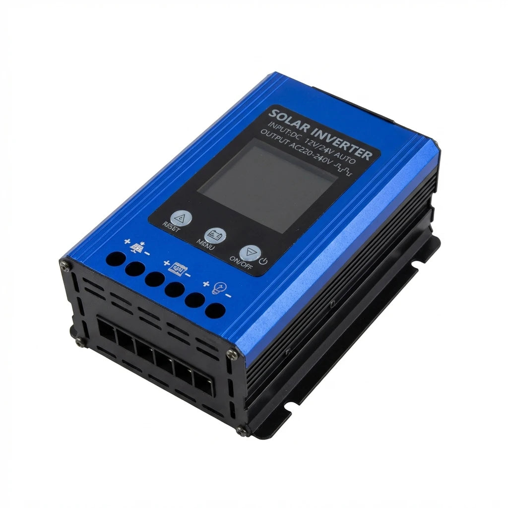 PWM Solar Controller and Inverter Integrated Unit. 200W Home Off-Grid Photovoltaic Inverter with Corrected Sine Wave Output.