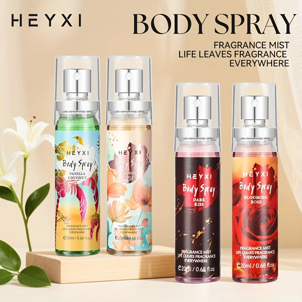 Fragrant Hair & Body Mist Floral Scent Long-Lasting Fragrance Perfect for Daily Use Dates Travel-Size Pocket Perfume Unisex