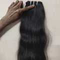 Unprocessed Natural Wave Curly Virgin Black Human Hair Extensions Cheap Vendor Machine Double Weft Indian Temple Raw Hair Color