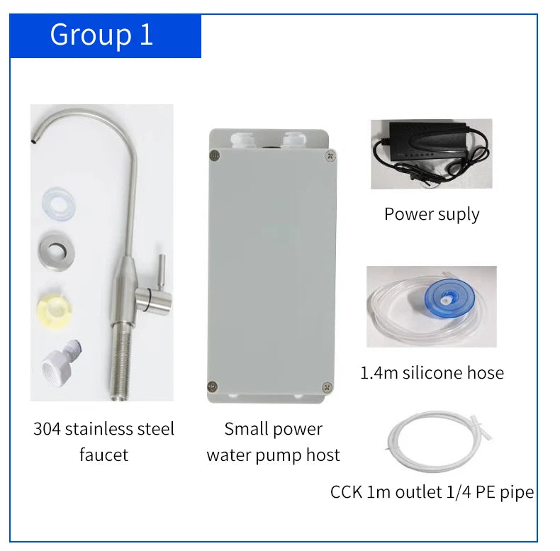 Faucet Electric Water Pump 12V 1.5 L/ Min Caravan Kitchen Automatic Suction Water Pump Motorhome Boat Galley Water Pump