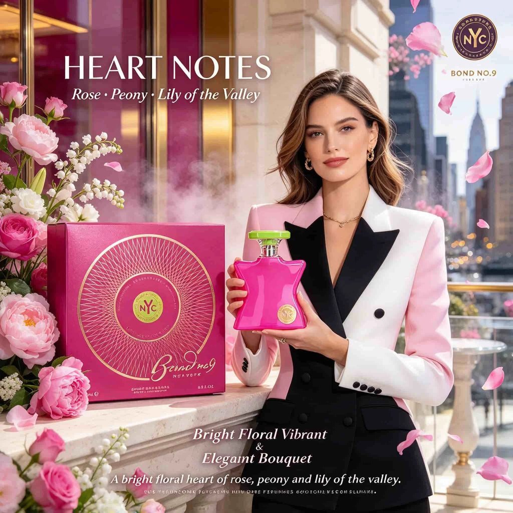 Bond No.9 Madison Square Park Eau De Parfum 3.4 oz 100ml | Fresh Flowers, Fruits, Greenery, Grapes, Red Leaves, Roses, Tulips, Teak, Vetiver | Long Lasting Fragrance 5-6 Hours Daily/Travel/Party New York Garden Choice
