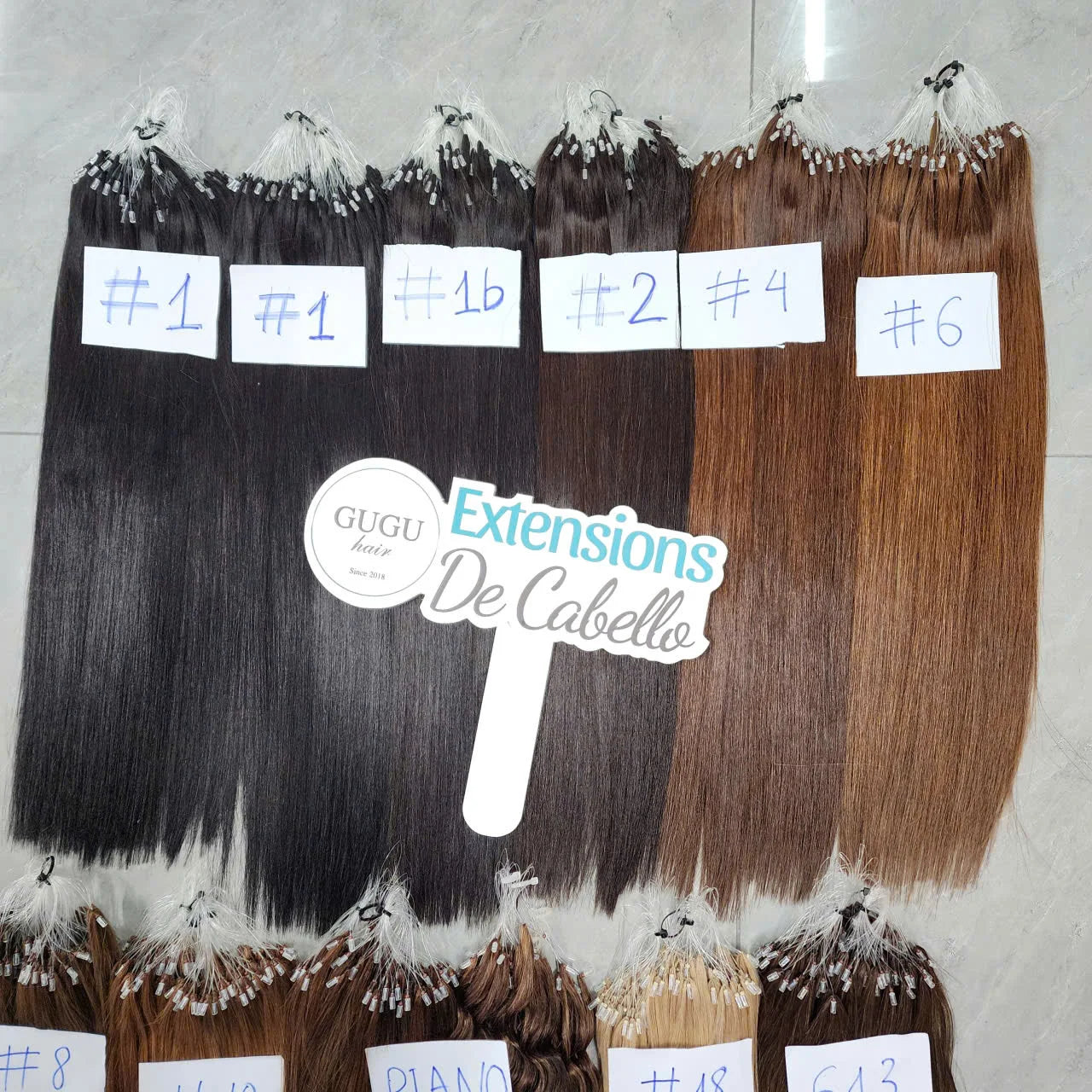 Microlink Remy Hair Extensions 12-Inch Straight Micro Ring Loop Micro Bead Real Vietnamese Human Hair