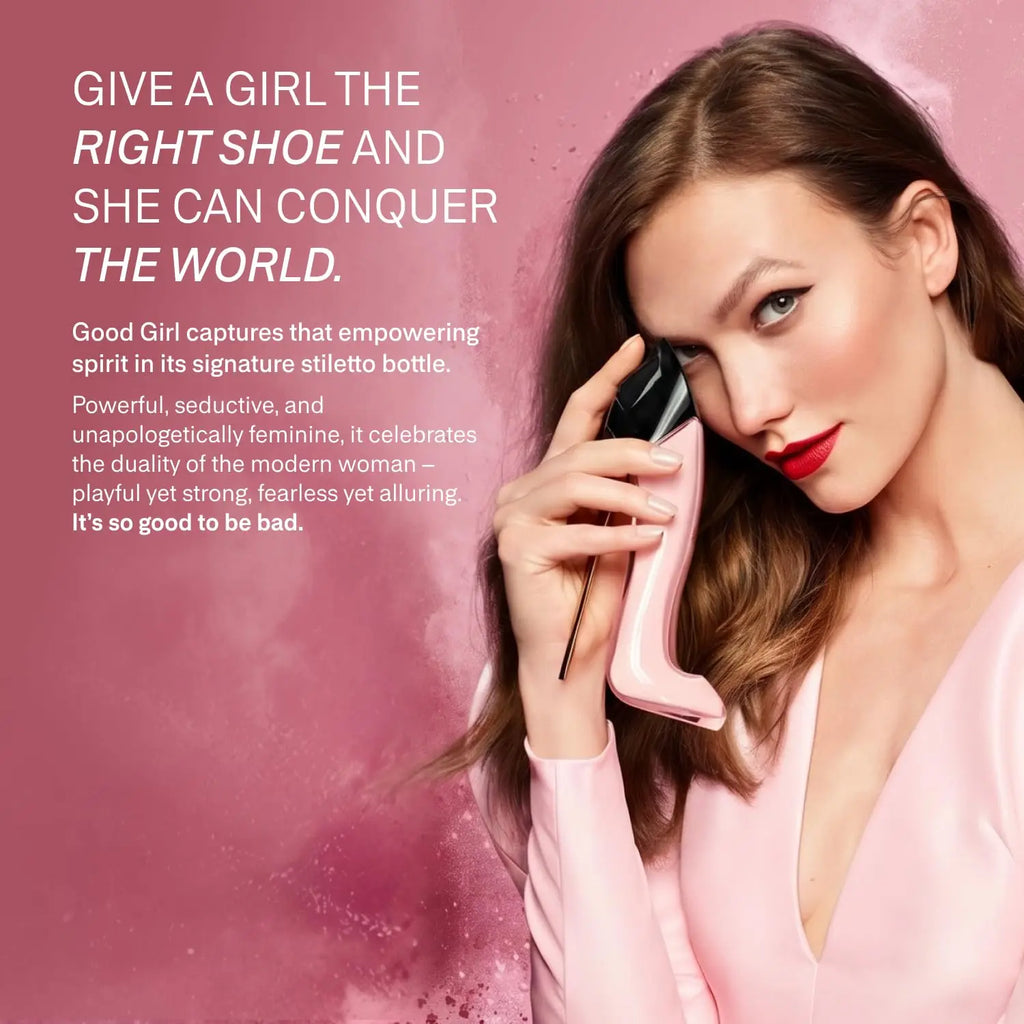Good Girl Blush Carolina Herrera Women's Perfume, 2.7 oz 80 ml, | Citrus+Almond+Rose+Vanilla, Sweet but Not Greasy, Full of Vitality, Lasting 6-8 Hours of Daily Commuting/Spring/Summer Daily/Romantic Dating Sweet Vitality Cho