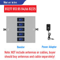 5-Band Cell Phone Boosters B12 B13 B17 B5 B4 B2 B25 B66 Cellular Signal Amplifier Boost Repeater for Verizon AT&T T-Mobile
