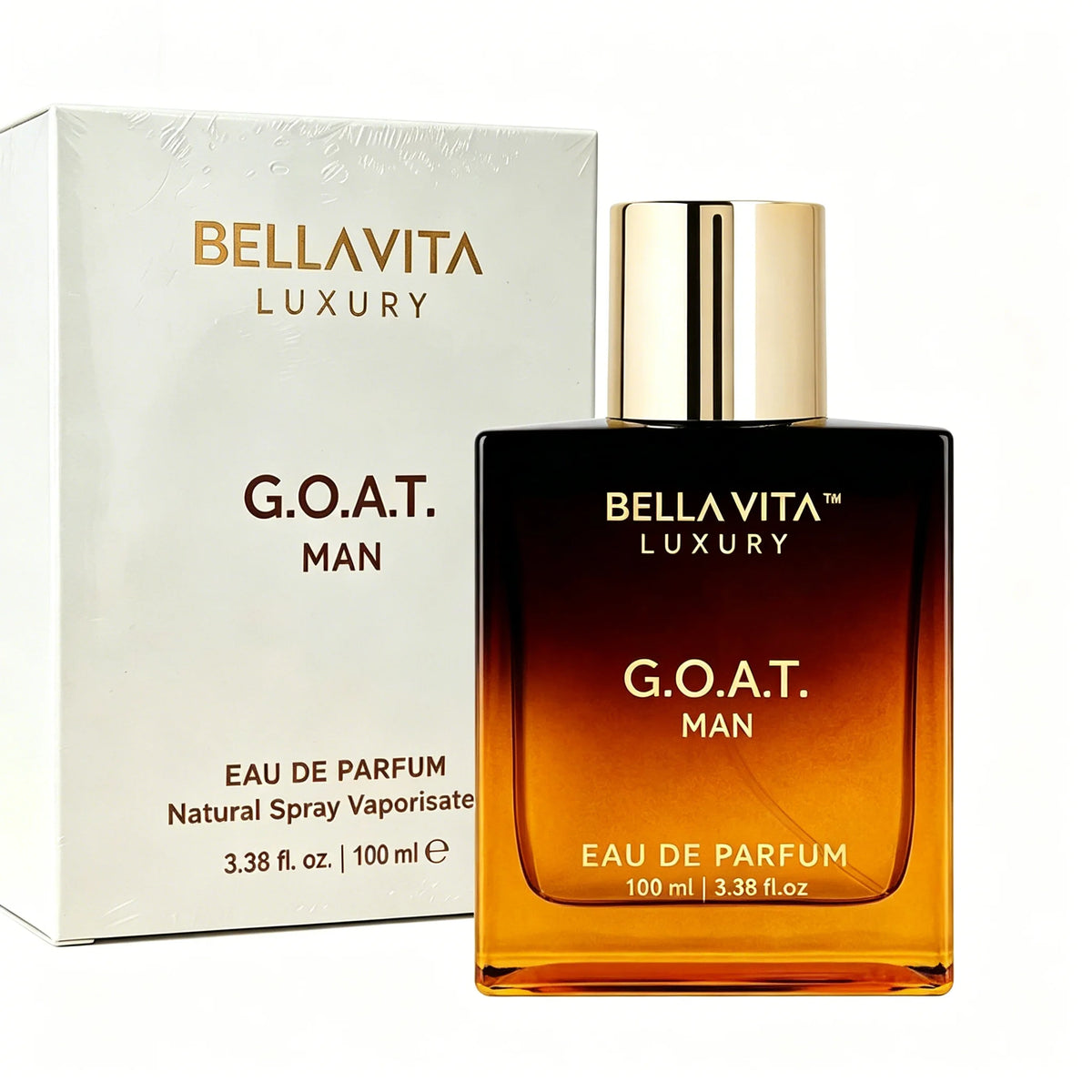 GOAT Eau De Parfum 100ml Long-Lasting Men's Perfume with Citrus Bergamot Patchouli & Vetiver Fragrance Notes
