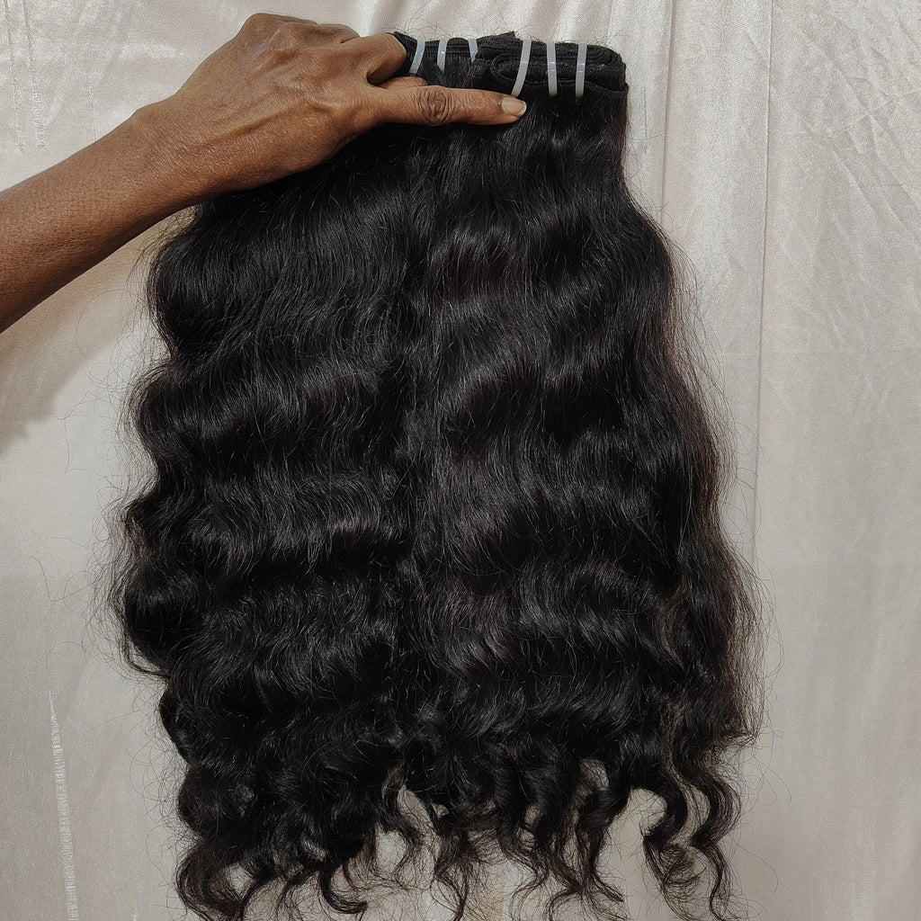 Wholesale 100% Virgin Cuticle Aligned Double Weft Natural Straight Raw Indian Human Hair Bundles Light Color Hair Extensions