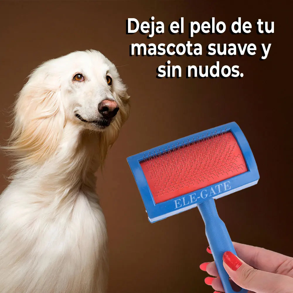 Customizable Slicker Brush for Dogs and Cats Soft ABS Plastic with Protected Tips Cares for Your Pet's Coat