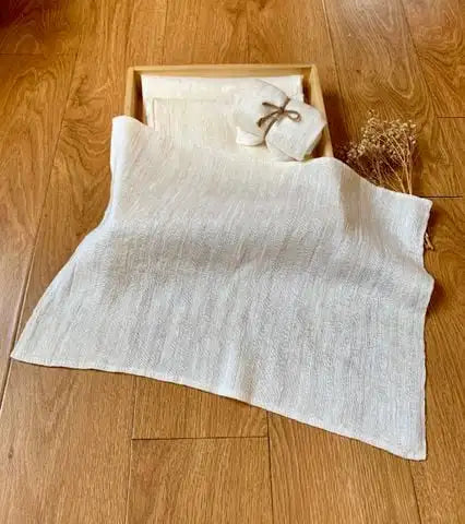 Hot Price Multi-Purpose Beige 30x30cm Silk Hand Towel Sustainable and Anti-Bacteria From Vietnamese Supplier
