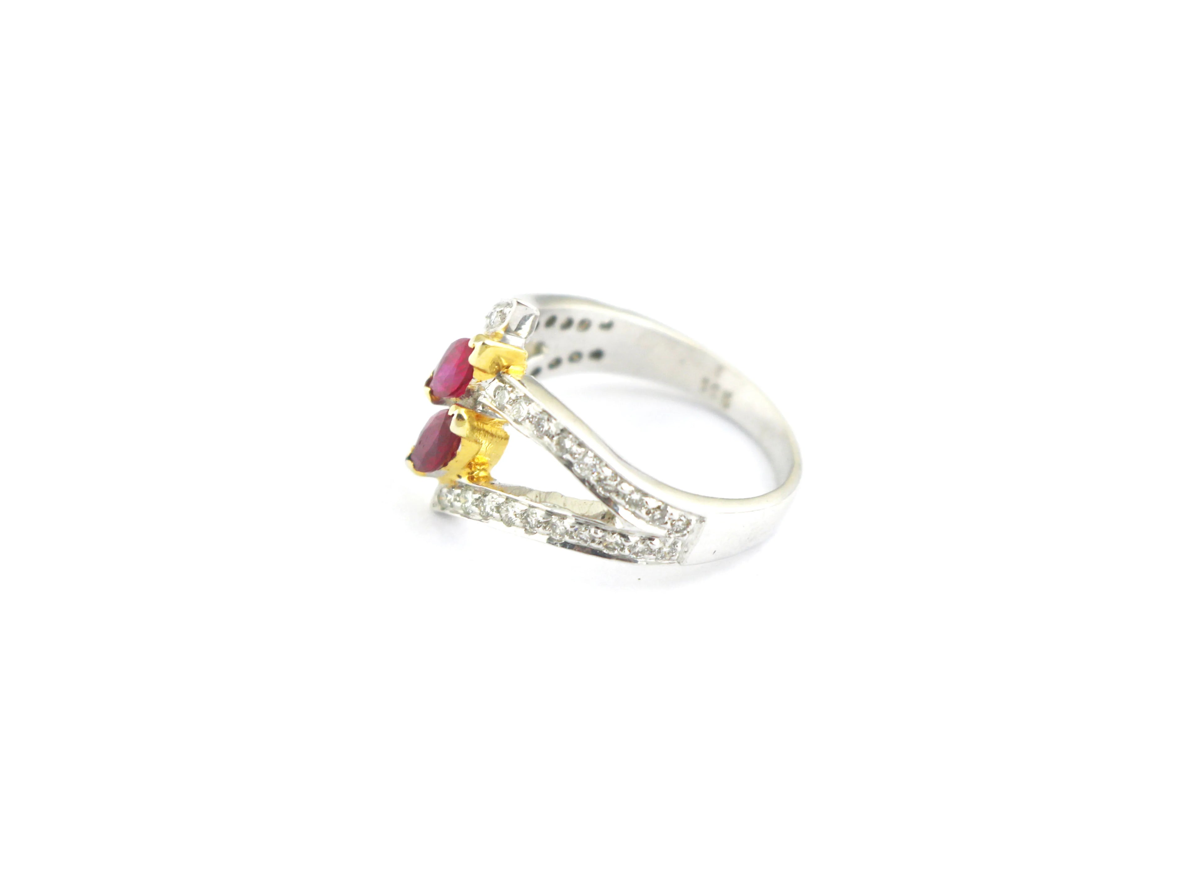 Ruby Marquise Gemstone 925 Sterling Silver July Birthstone Engagement Ring For Women