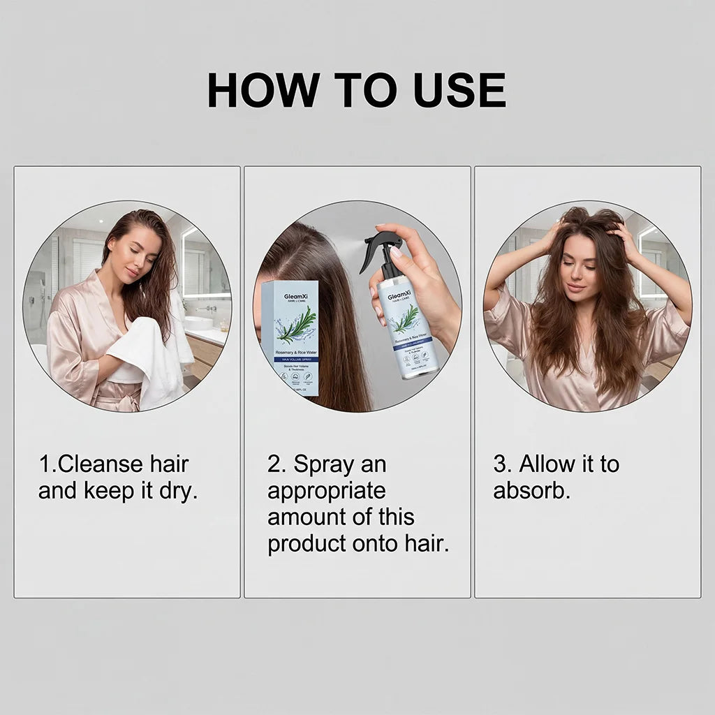 Volumizing Moisturizing Hair Spray Soft Silky Smooth Frizzy Hair Lightweight Formula For All Hair Types Daily Use