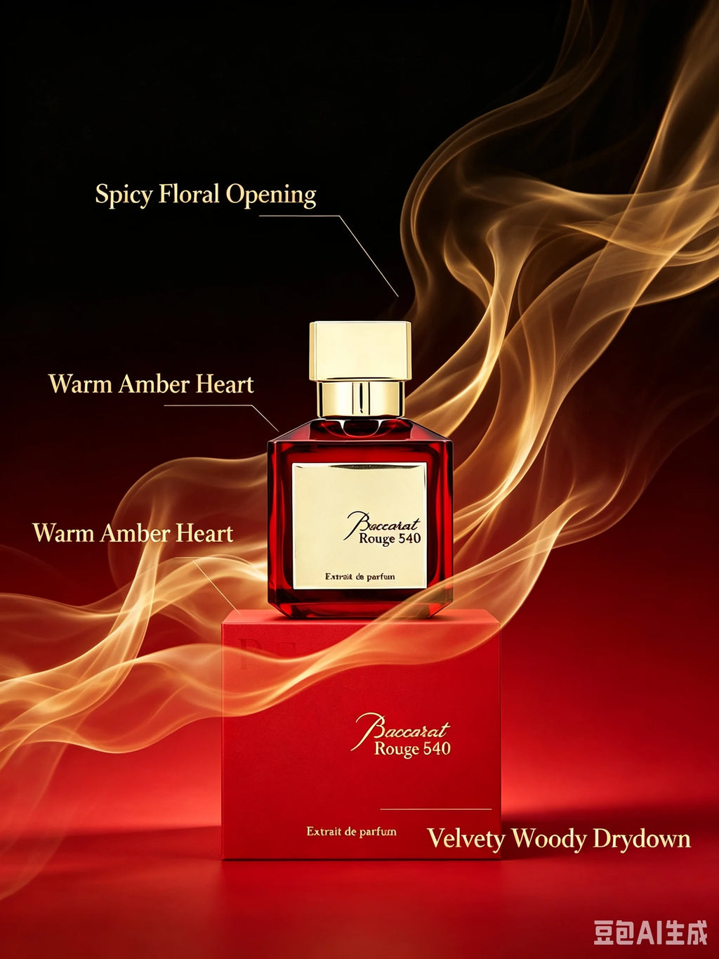 Baccarat Rouge 540 Extrait De Parfum Luxury Unisex Perfume, Rich Amber Saffron Cedarwood Woody Floral Fragrance, Long Lasting Intense Scent for Evening Party Wedding Date Holiday, Premium Quality Fragrance Gift for Men Women,