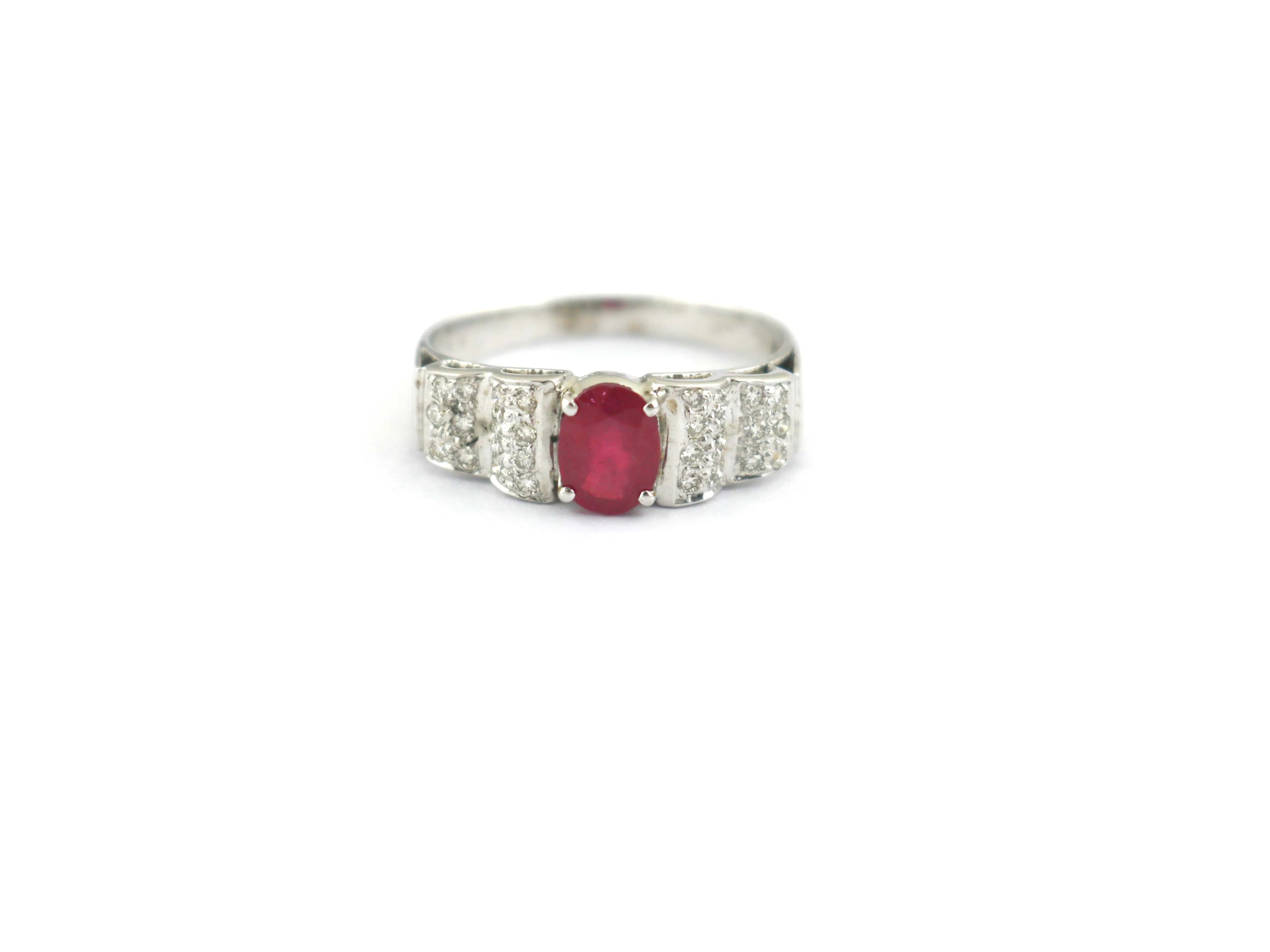 Oval Ruby Quartz Ring 925 Sterling Silver, Handmade Engagement Wedding Women Ring
