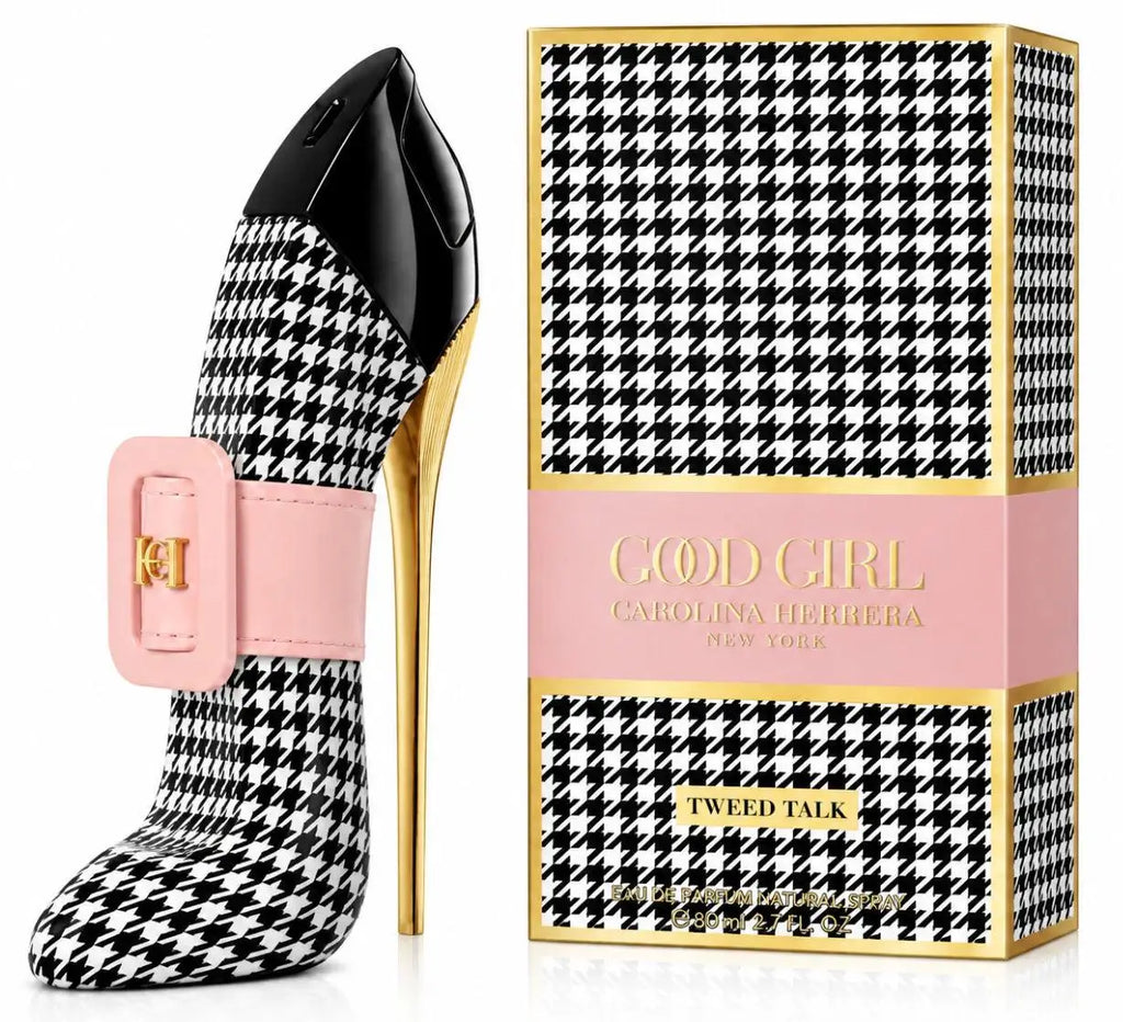 Carolina Herrera Good Girl Tweed Talk EDP for Women, 2.7 fl oz/80ml, 1 Bottle, Floral Vanilla Amber Elegant Long Lasting Perfume, Birthday Anniversary Gift for Her, Fall, Halloween, Thanksgiving, Black Friday, Christmas, New