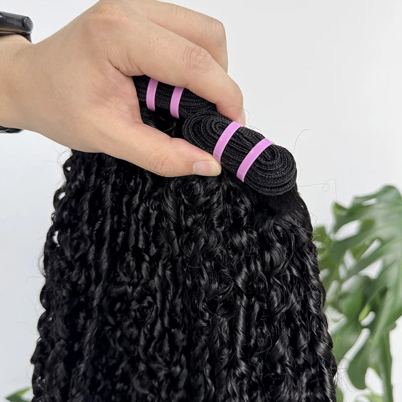 Wholesale 100% Virgin Vietnamese Hair Bundles Double Drawn 30 Inch Curly Hali Hair Weaving Extensions for Pixie Curls Super Remy