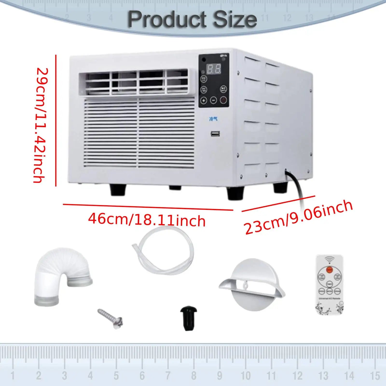 Portable Air Conditioner Moving Air Conditioner Electric Cooling Appliance 220V 280W for Camping Trucks Temporary Shelters Van