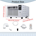 Portable Air Conditioner Moving Air Conditioner Electric Cooling Appliance 220V 280W for Camping Trucks Temporary Shelters Van
