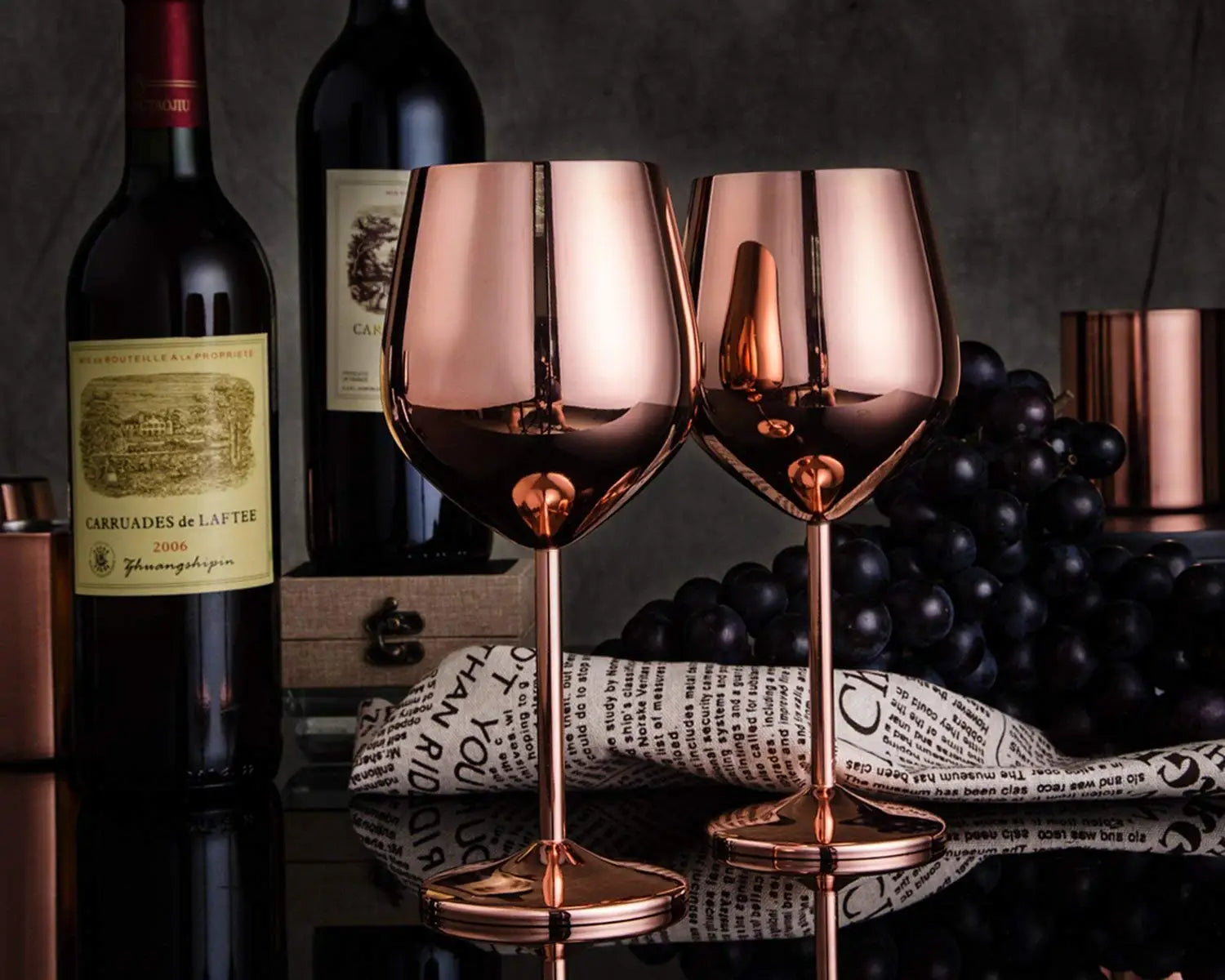Bulk Order Vintage Style Stainless Steel Lightweight Shatterproof Wine Glass Goblet Wedding Camping for Cocktails Banquets