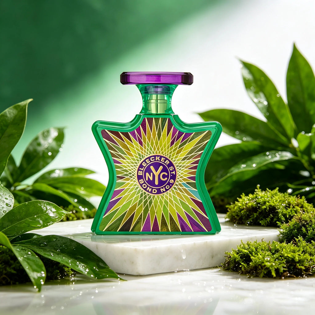 Bond No. 9 New York Bleeker Street Eau de Parfum Spray for Unisex – Fresh Green Woody & Aromatic Scent, Violet Leaf, Cedar, Sandalwood & Musk, Long-Lasting Luxury Fragrance, Perfect Gift, 3.4 fl oz / 100 ml