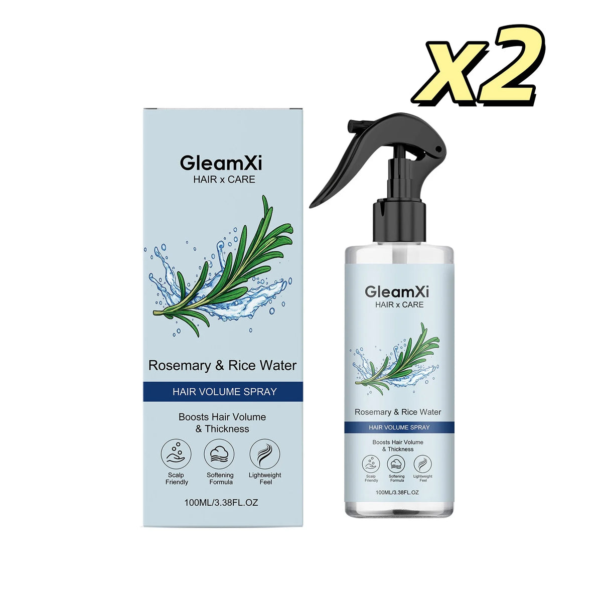 Volumizing Moisturizing Hair Spray Soft Silky Smooth Frizzy Hair Lightweight Formula For All Hair Types Daily Use