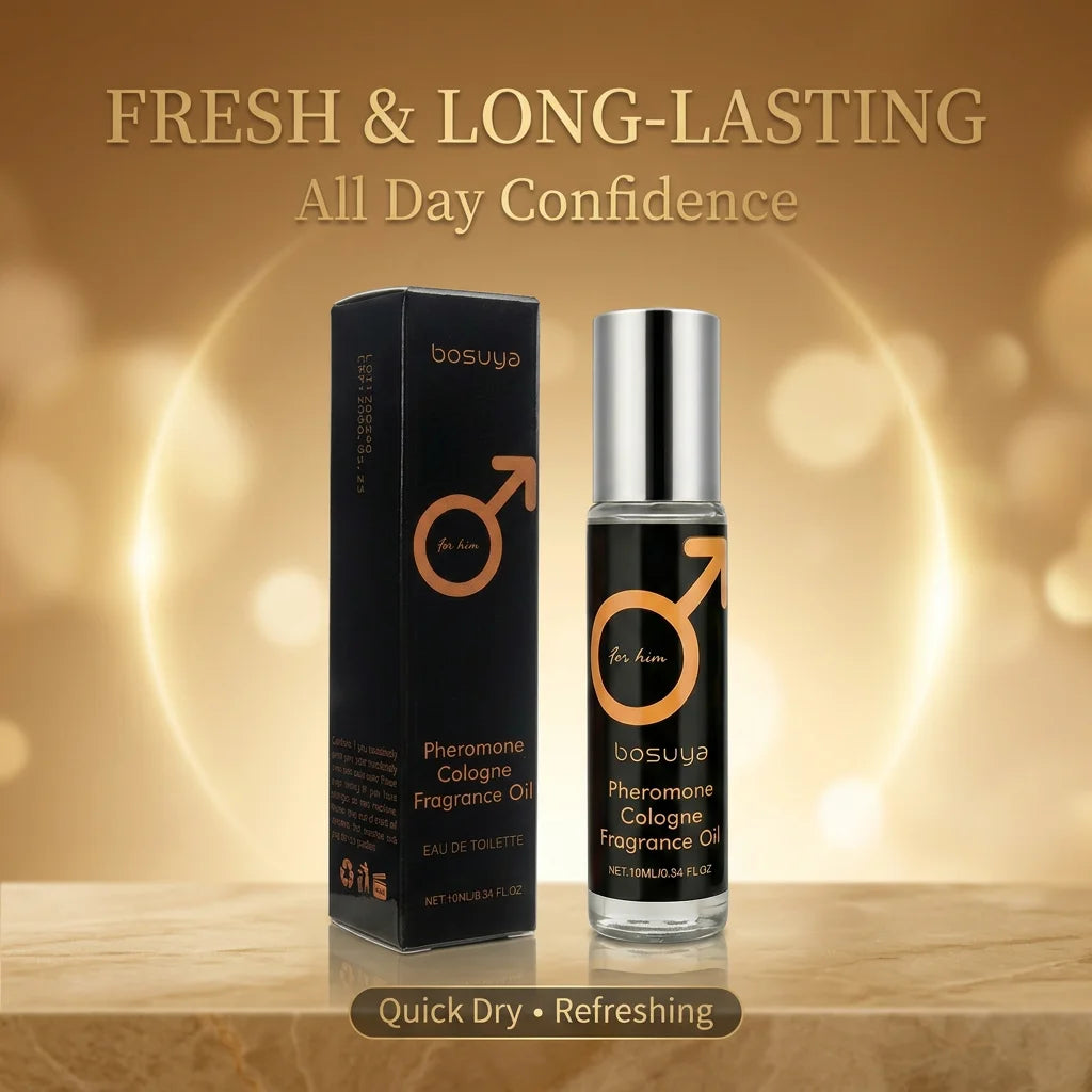 Roll-On Sexy Pheromone Perfume – Fresh & Long-Lasting Fragrance Captivating Scent for Men and Women Perfect for Lovers and Dates