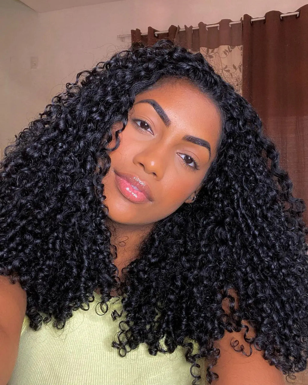 Pre Looped Feather Crochet Human Hair Kinky Curly For Black Women Pre Separated Knotless Burmese Curly Hair For Braiding