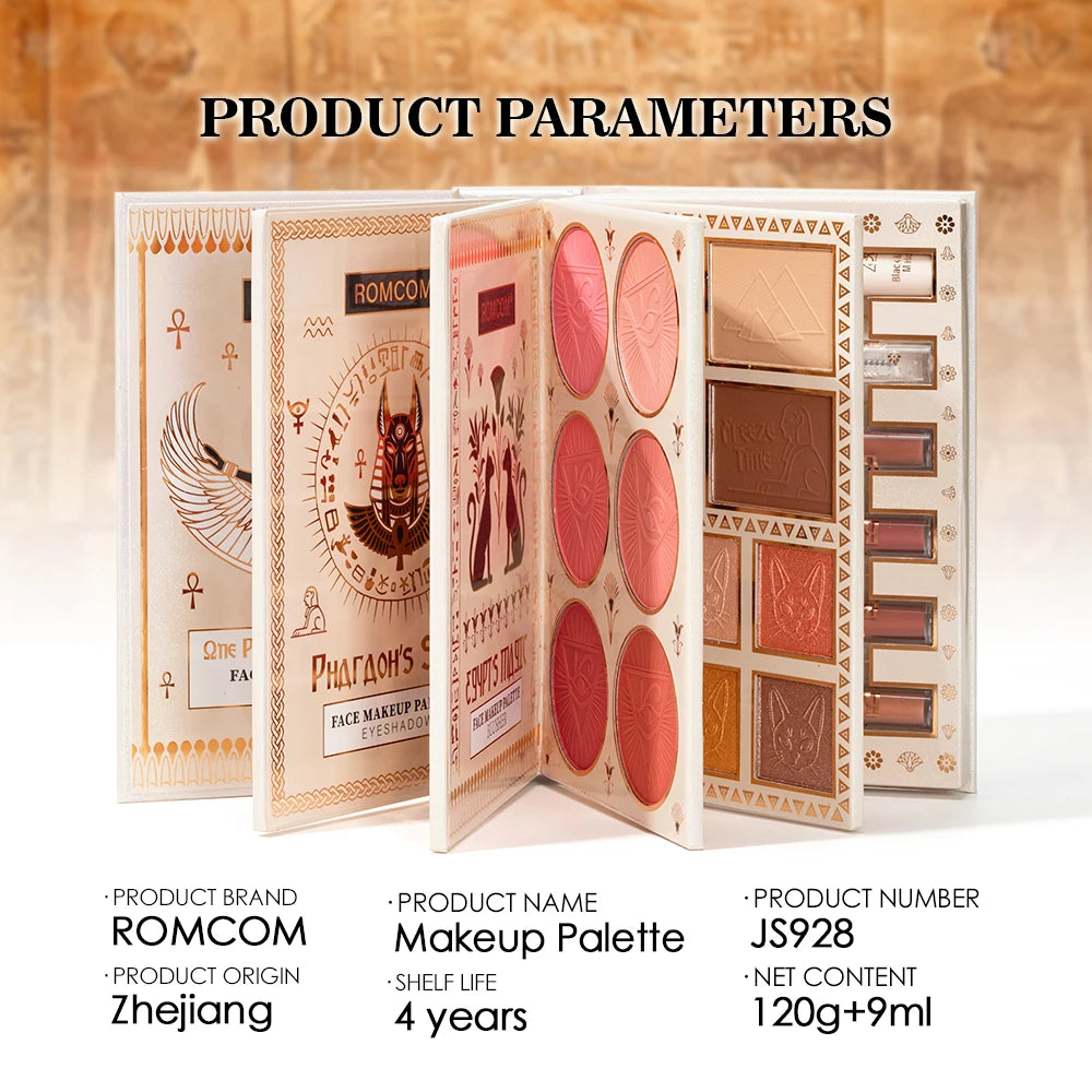 5-Page All-in-One Makeup Book Eye Shadow Powder Blusher High Gloss Powder Facial Mask Lip Gloss Mascara Essence Eye Black